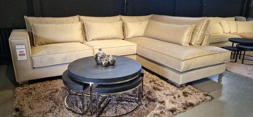 Voorraad Actie | Luxury Hoekbank Velvet | showroom Utrecht, Huis en Inrichting, Banken | Bankstellen, Nieuw, Hoekbank, Vierpersoons of meer