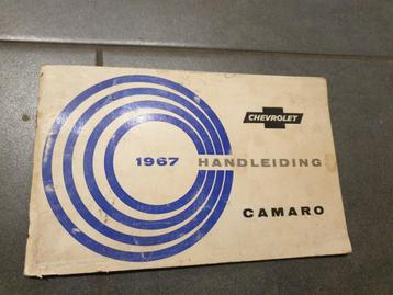 Originele Nederlandse handleiding Camero 1967