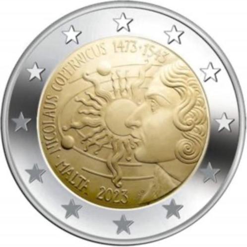 2 euro Malta “Geboorte Nicolaus Copernicus’’ BU 2023, Postzegels en Munten, Munten | Europa | Euromunten, Losse munt, 2 euro, Malta