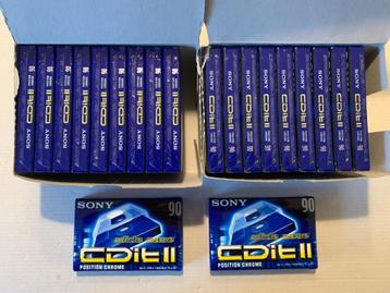 Sony CDit II 90 gesealde cassettebandjes te koop!