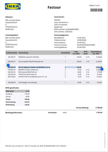 2 bovenkasten met vitrinedeuren Ikea - afbeelding 6 2 bovenkasten met vitrinedeuren Ikea - afbeelding 6
