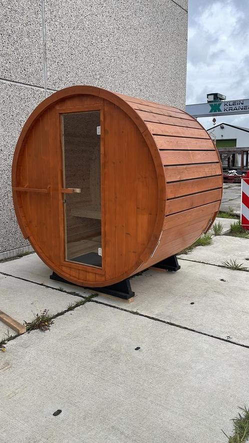 Barrelsauna inruil model incl 3,6kw kachel. Sauna barrel, Sport en Fitness, Sauna, Zo goed als nieuw, Complete sauna, Fins of Traditioneel