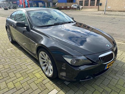 BMW 6-Serie 3.0 CI 630 Coupe AUT 2005 Zwart, Auto's, BMW, Particulier, 6-Serie, Adaptive Cruise Control, Airbags, Airconditioning