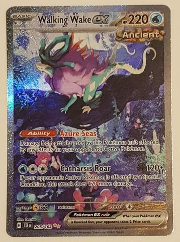 Pokemon SV Temporal Forces Walking Wake Ex #205 Illustration