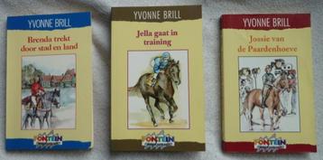 3 paardenboekjes Yvonne Brill – Brenda, Jella en Jossie
