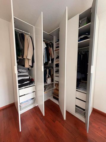 Witte Kledingkast met Veel Opbergruimte - White Wardrobe - afbeelding 5 Witte Kledingkast met Veel Opbergruimte - White Wardrobe - afbeelding 5