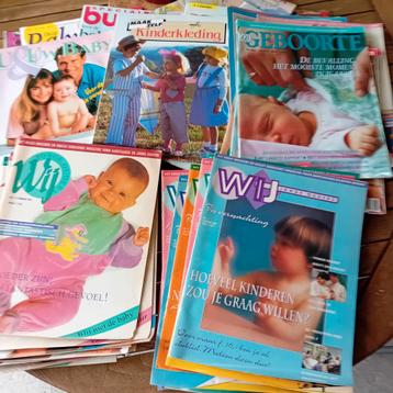 Tijdschriften jaren 90 in verwachting bevalling jonge ouders