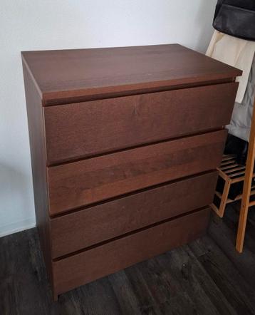 IKEA MÄLM ladekast, donkerbruin, 80x100 cm - afbeelding 1 IKEA MÄLM ladekast, donkerbruin, 80x100 cm - afbeelding 1