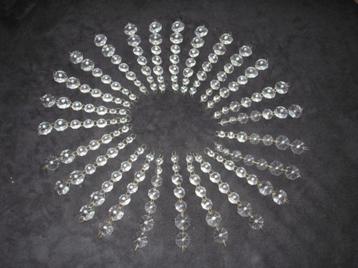 25 strengen met glazen kristallen kralen van plafonniere