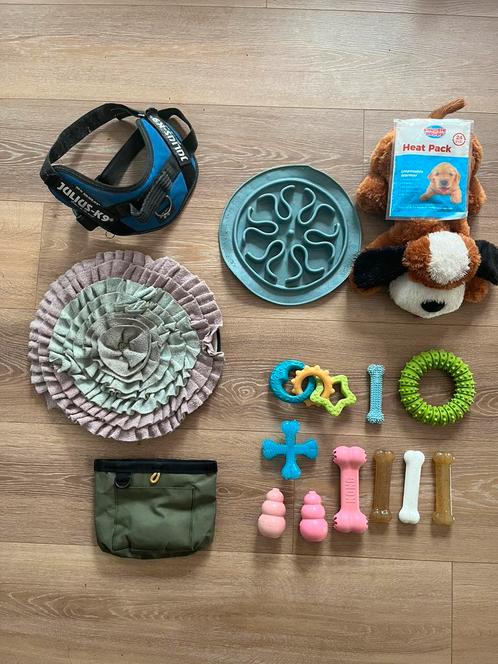 puppy pakket compleet benodigheden speelgoed pads, Dieren en Toebehoren, Honden-accessoires, Zo goed als nieuw, Ophalen of Verzenden