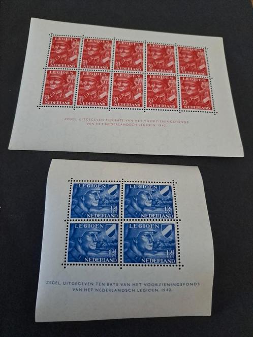 Legioenblokken blokken, subliem, Postzegels en Munten, Postzegels | Nederland, Postfris, Ophalen of Verzenden