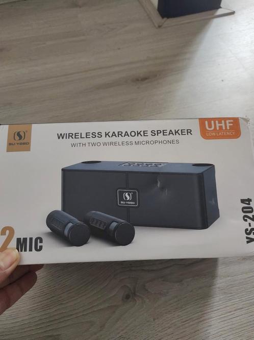 wireless karaoke speaker.kleur wit blue tooth, Audio, Tv en Foto, Karaoke-apparatuur, Zo goed als nieuw, Ophalen of Verzenden