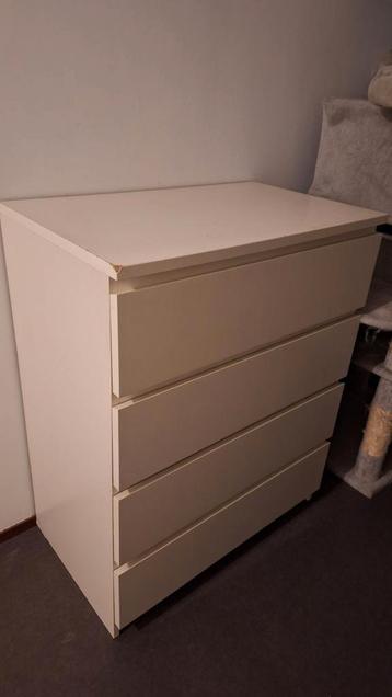 Witte Malm ladekast van Ikea - afbeelding 3 Witte Malm ladekast van Ikea - afbeelding 3