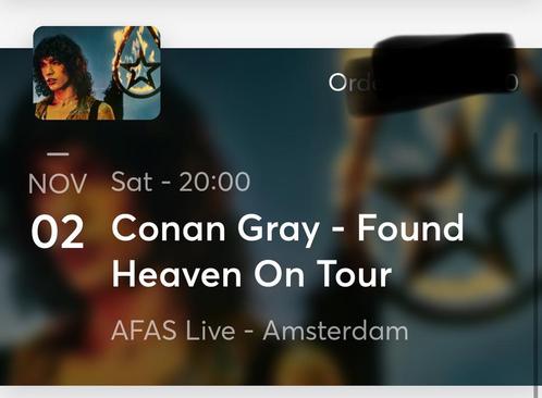 Conan gray kaartjes 2 november, Tickets en Kaartjes, Concerten | Pop, Twee personen, November