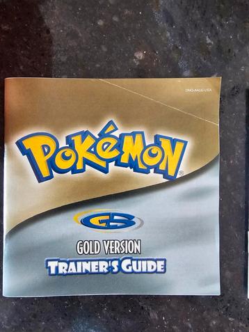 Pokemon Gold boekje US versie