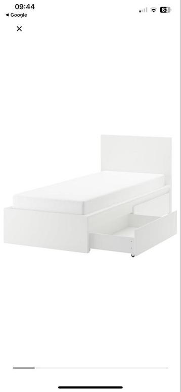 Ikea Malm bed + matras - afbeelding 1 Ikea Malm bed + matras - afbeelding 1