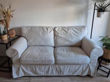 Ikea Ektorp 2-zitsbank beige goede staat - afbeelding 2 Ikea Ektorp 2-zitsbank beige goede staat - afbeelding 2