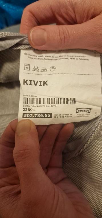 IKEA Kivik hoes - Grijs - afbeelding 2 IKEA Kivik hoes - Grijs - afbeelding 2
