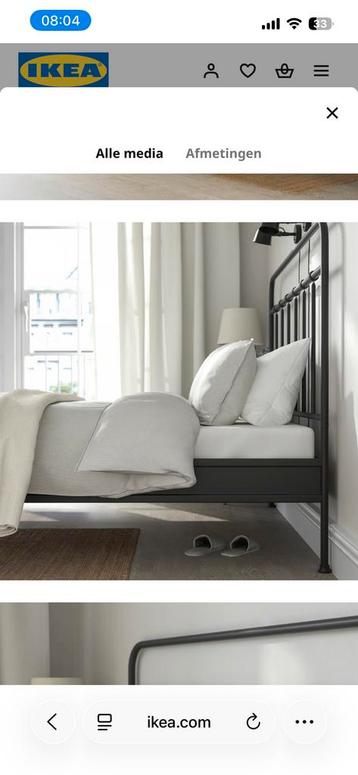 STJÄRNÖ Bedframe 180x200 cm - Zo goed als nieuw! - afbeelding 4 STJÄRNÖ Bedframe 180x200 cm - Zo goed als nieuw! - afbeelding 4