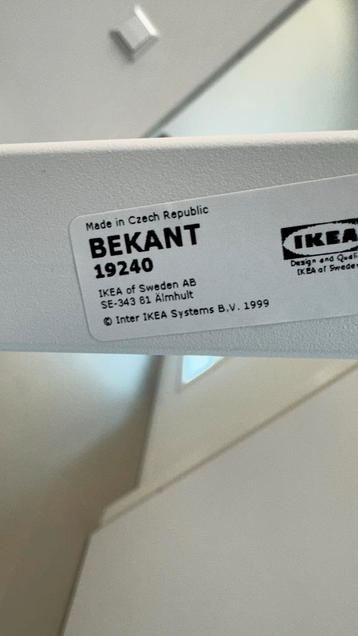 Ikea Bekant Bureau - Gebruikt - afbeelding 1 Ikea Bekant Bureau - Gebruikt - afbeelding 1