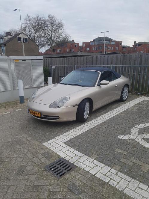 Porsche 911 3.4 Carrera 4 Cabriolet AUT  1999 Roomzilver, Auto's, Porsche, Particulier, 4x4, ABS, Airbags, Airconditioning, Alarm