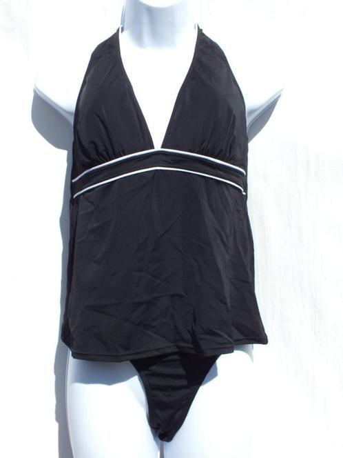 Leuke zwart witte bikini met hemd. Mt M, Kleding | Dames, Badmode en Zwemkleding, Zo goed als nieuw, Bikini, Zwart, Ophalen of Verzenden