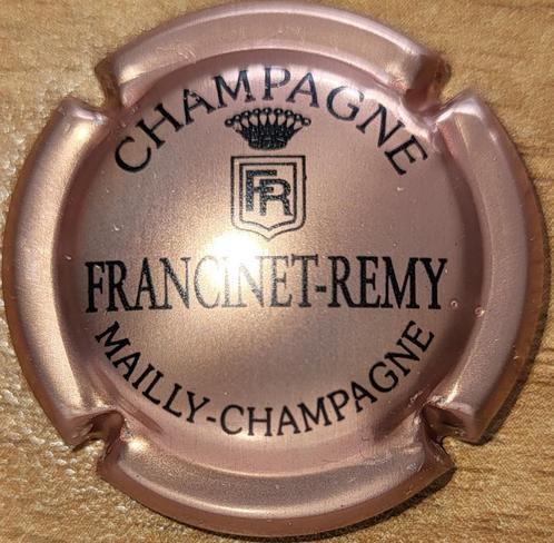 Champagnecapsule FRANCINET-REMY Koper & zwart nr 15, Verzamelen, Wijnen, Nieuw, Champagne, Frankrijk, Ophalen of Verzenden
