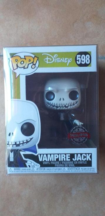 Disney metallic jack skellington vampire exclusive funko pop
