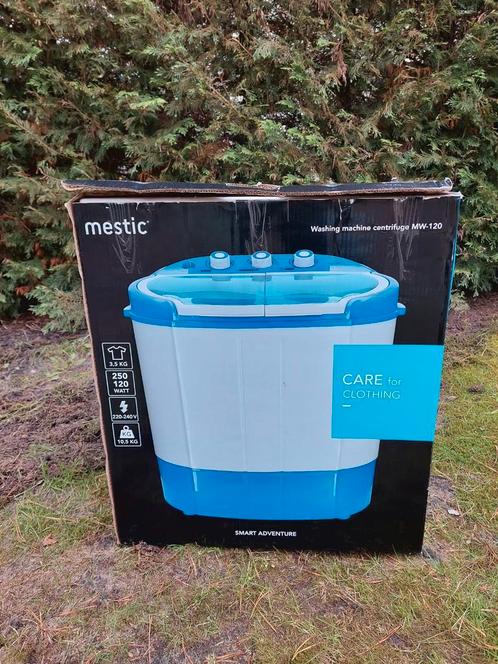 Mestic mw 120 camping wasmachine met centrifuge, Caravans en Kamperen, Kampeeraccessoires, Nieuw, Ophalen of Verzenden