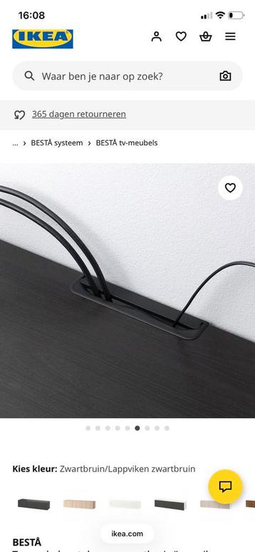 IKEA BESTÅ Tv-meubel, zwartbruin, 180x42x38 cm - afbeelding 3 IKEA BESTÅ Tv-meubel, zwartbruin, 180x42x38 cm - afbeelding 3