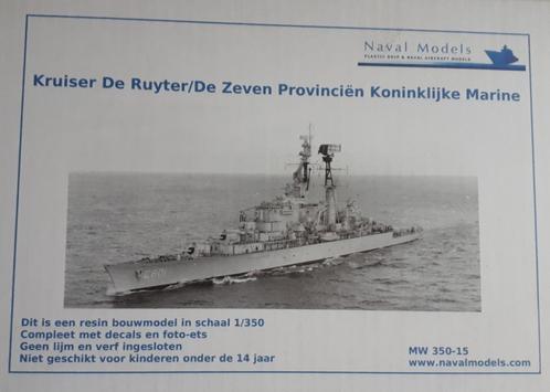 Kruiser Hr.Ms. De Ruyter C 801 / Hr.Ms. De Zeven Provincien, Hobby en Vrije tijd, Modelbouw | Boten en Schepen, Nieuw, 1:200 of kleiner