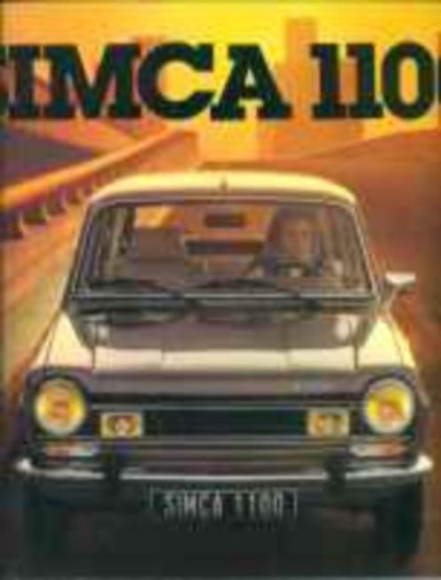 Talbot Simca 1100 of Bedrijfswagen brochure/auto folder '80, Boeken, Auto's | Folders en Tijdschriften, Zo goed als nieuw, Overige merken