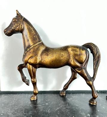 Prachtig bronzen vintage paard 