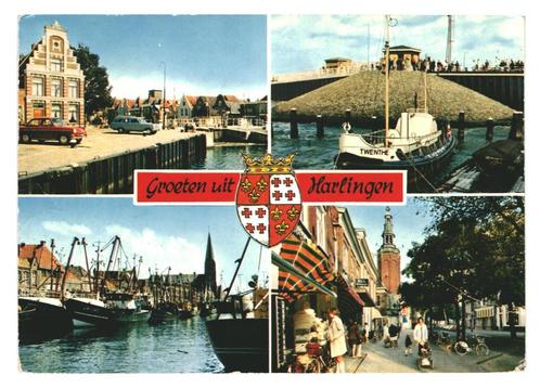 973111	Harlingen 	Reddingsboot Twente	Gelopen met postzegel, Verzamelen, Ansichtkaarten | Nederland, Gelopen, Friesland, Ophalen of Verzenden