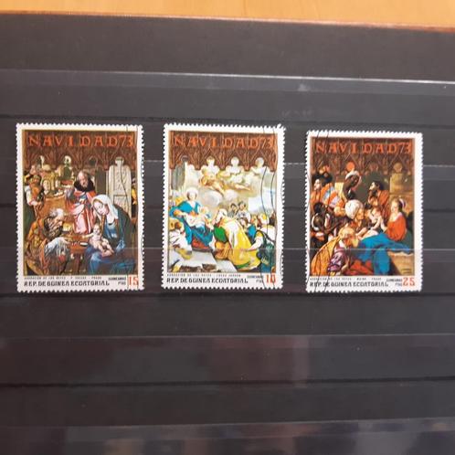vd1002  Equatoriaal Guinea  Kerst 1973, Postzegels en Munten, Postzegels | Thematische zegels, Gestempeld, Overige thema's, Verzenden