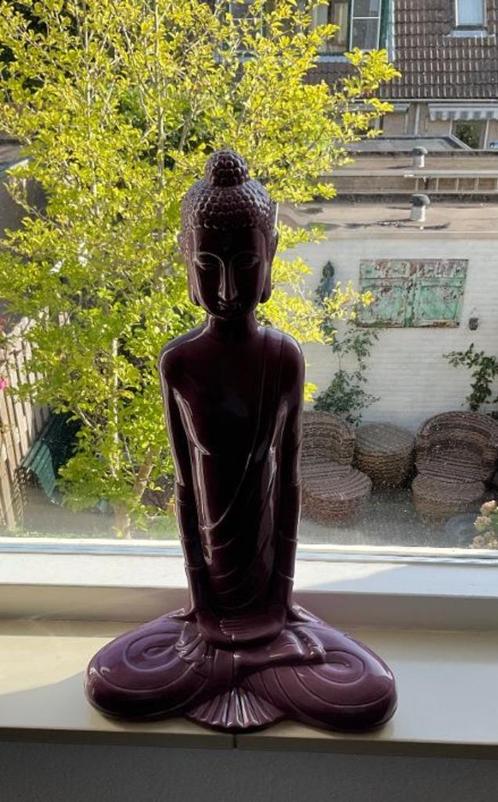 Boeddha paars groot steengoed beeld religie nieuwstaat, Huis en Inrichting, Woonaccessoires | Boeddhabeelden, Zo goed als nieuw