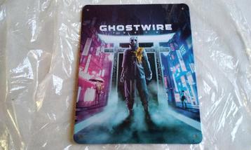 Orig. Tin Poster Metalen GAME PS5 Ghostwire Tokyo Sony PS5 