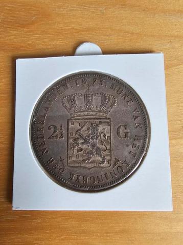 2 1/2 gulden 1873 – rijksdaalder 1873 – Willem 3  