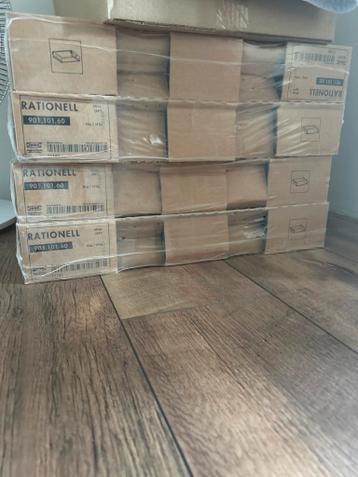 4 Nieuwe IKEA Keukenlades Rationell - Softclose - afbeelding 2 4 Nieuwe IKEA Keukenlades Rationell - Softclose - afbeelding 2
