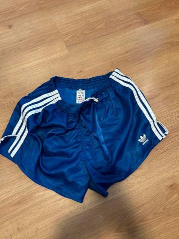 Vintage Adidas shorts korte broek shiny glans nylon sprinter