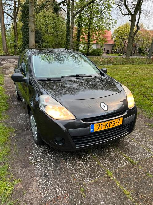 Renault Clio 1.2 16V 55KW 5-DRS E4 2010 Zwart, Auto's, Renault, Particulier, Clio, Benzine, C, Hatchback, Handgeschakeld, Origineel Nederlands