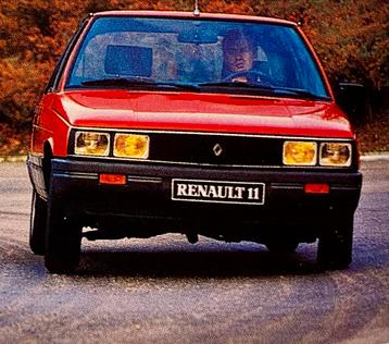 RENAULT - 11 glossy Autofolder 1983