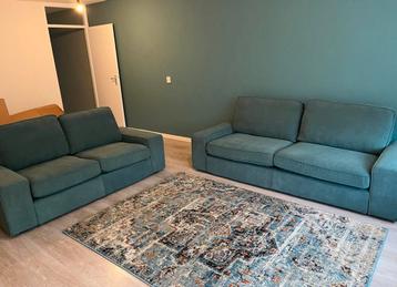 IKEA KIVIK 3-zits + 2-zits bank – Kelinge grijsturkoois - afbeelding 1 IKEA KIVIK 3-zits + 2-zits bank – Kelinge grijsturkoois - afbeelding 1