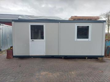 Zgan container kantine 5.00m met keukenblok unit bouwkeet