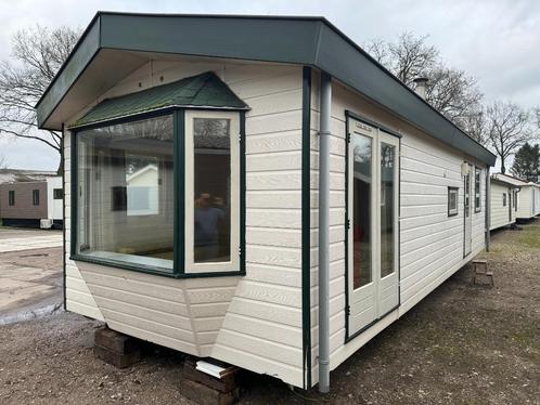 VERKOCHT!! !Continental Chalet 10 x 3,70 m Kunststof, Caravans en Kamperen, Stacaravans, tot en met 6, Ophalen of Verzenden