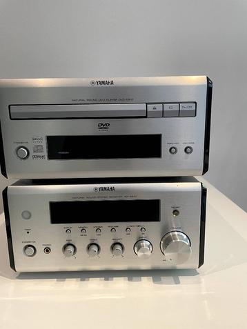 Yamaha natural sound stereo receiver en DVD speler E810