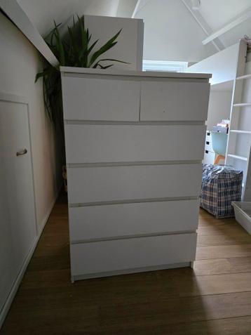 Ikea Malm ladenkast wit - afbeelding 1 Ikea Malm ladenkast wit - afbeelding 1
