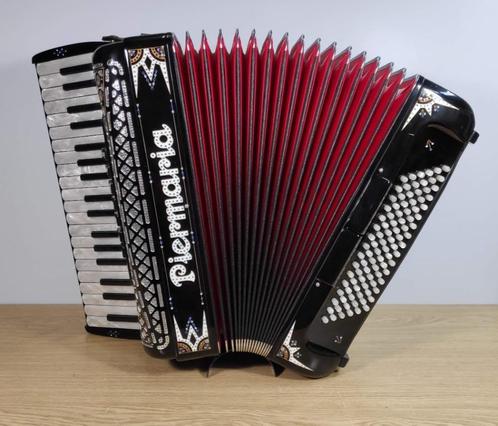 Z.g.a.n. Piermaria . accordeon . 96 bas. 4 korig, Muziek en Instrumenten, Accordeons, Gebruikt, Toetsaccordeon, 96-bas, Overige merken
