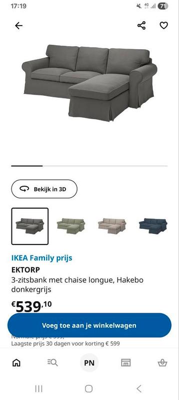 Ikea Ektorp Hoekbank + Fauteuil - afbeelding 3 Ikea Ektorp Hoekbank + Fauteuil - afbeelding 3