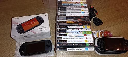 2x PSP met 24 games Super set!, Spelcomputers en Games, Spelcomputers | Sony PSP, Gebruikt, PSP, Zwart, Met games, Ophalen of Verzenden